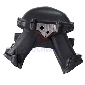 MATCHWAY Black Aluminum <span class=keywords><strong>LS</strong></span> Lo-Ram EFI Intake Manifold untuk Mesin GM Chevy LS3/L92 dengan Kit Rel Bahan Bakar - Product Image 4