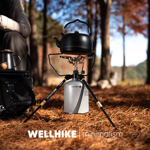Support de réchaud trépied réglable WELLHIKE, support multifonctionnel pour brûleur à <span class=keywords><strong>gaz</strong></span> propane plat et support de levage - Product Image 2