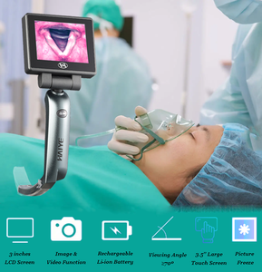 Haiye Geavanceerde Video Laryngoscoop <span class=keywords><strong>Set</strong></span> Met Wegwerp Mes Een Essentiële Intubatie Apparaat Voor Anesthesiologie - Product Image 3