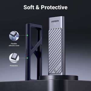 UGREEN M.<span class=keywords><strong>2</strong></span> NVMe SATA SSD Kutusu Alüminyum 10Gbps USB C Harici Taşınabilir NVMe M.<span class=keywords><strong>2</strong></span> Kutusu USB 3.<span class=keywords><strong>2</strong></span> Gen2 Thunderbolt - Product Image 6