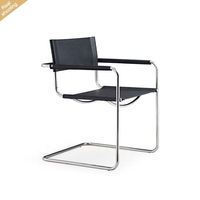 Silla de Comedor de Lujo de Estilo Nórdico Moderno y Minimalista con Estructura de Acero Inoxidable y Asiento Acolchado, Muebles para Comedor