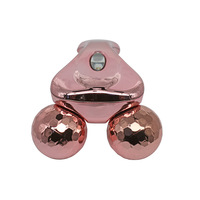 Appareil de massage beauté en métal Amily, Gua Sha pour le visage, massage corporel complet ; Rouleau 3D double tête pour amincissement facial et massage rafraîchissant