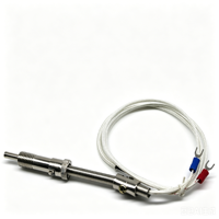Sonde de température à résistance thermique WRNT-01, type K/E/J, capteur FX PT100, thermocouple à ressort de compression, vis M12*1.5, 5x30mm