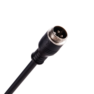 M12 2-8ピン航空コネクタアルミニウムハウジングケーブル延長車リアビュー逆カメラ銅接点 - Product Image 2