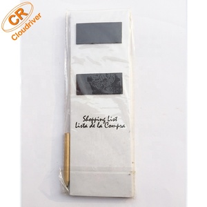 Bloc de notas con imán para nevera impreso personalizado, lista de compras, Bloc de notas magnético con bolígrafo - Product Image 2