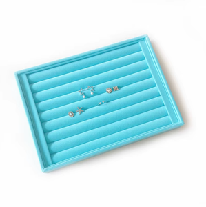 Plateau de présentation de bijoux grand format avec compartiments pour colliers, bagues et boucles d'oreilles, fabriqué en Chine pour les bijouteries et l'usage domestique - Product Image 2