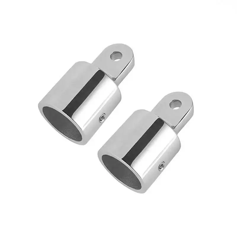 Boat awning Accessories 316 Stainless Steel Caps Fit 3/4'' 19mm Pipe Eye End Cap Top Fittings Hardware