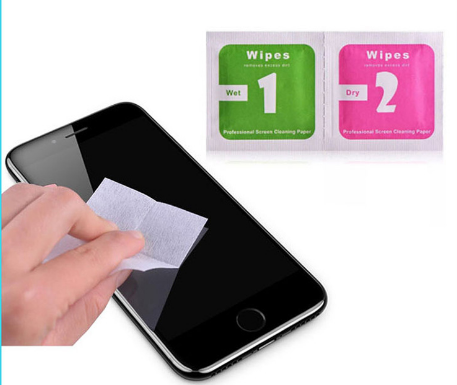 Tempered Glass Lens Phone Screen Dust Removal Dry Wet Alcohol Cleaning wipes for Electronics/LCD/Lens