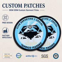 Écussons logo TPU personnalisés 3D en relief thermocollants pour maillots de football, clubs, fabrication en gros d'étiquettes de vêtements