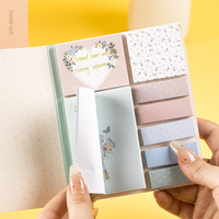 Bloc-notes autocollant personnalisé à faible MOQ, imprimé avec des dessins mignons, pour usage au bureau ou en cadeau, bloc-notes personnalisé avec logo