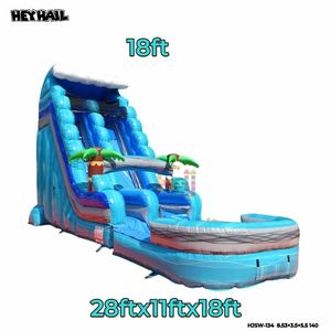 Chất lượng cao lớn đá cẩm thạch màu nước trượt tùy chỉnh lâu đài bơm hơi cho sân sau bên thu thập chi phí-hiệu quả - Product Image 5