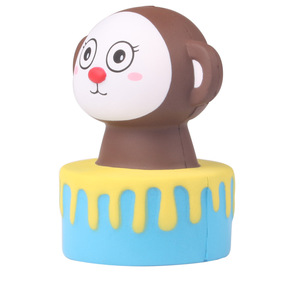 Monkey Shape Pu Fidget Toy Slow <b>Rebound</b> Stress Relief For Kids 5 To 7 Years Unisex - Product Image 4