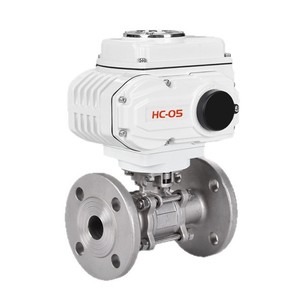 วาล์วบอลแบบมีหน้าแปลน Hc Electric ขนาด 2 นิ้ว 650 Psi ผลิตจากเหล็กกล้าคาร์บอน ควบคุมด้วยสวิตช์ สำหรับใช้งานกับไอน้ำ น้ำมัน และอุตสาหกรรม - Product Image 1