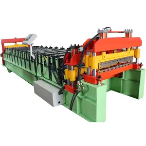 High quality Double Layer Metal Ibr Steel Sheet Corrugated Roof Roll Forming Machine Building Material Machinery Parts