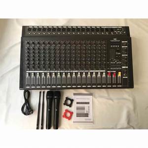 AOSHEN 8 canaux 16 DSP Echo 2 300W 8ohm USB avec BT Power Audio Mixer 2 micros sans fil - Product Image 2