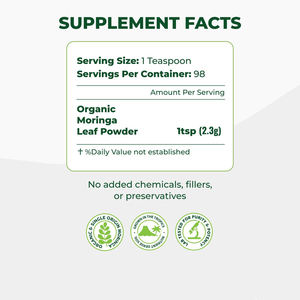 OEM toplu toptan tedarikçisi saf doğal organik Moringa yaprak özü tozu bağışıklık saç ve cilt için proteinler ve vitamin ile - Product Image 4