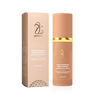 Fond de teint liquide hydratant et protecteur Zephoco, léger, hydratant, fini mat transparent, longue tenue et ne retire pas le maquillage