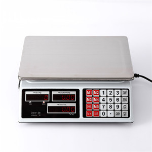 <span class=keywords><strong>30kg</strong></span> zu 40kg digitale elektronische computing preis waagen mit un-zerbrechliche kunststoff - Product Image 3