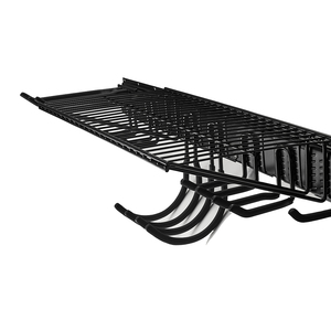 Organizador de Herramientas de Jardín Metálico de Pared JH-Mech, Ahorra Espacio, con Estante Adicional, para Garaje - Product Image 2