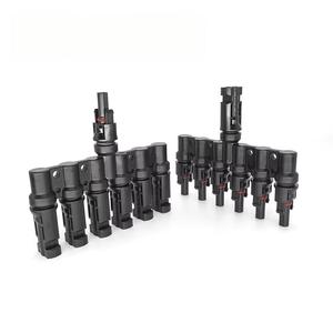 ขั้วต่อแผงโซลาร์เซลล์ PV004-T6 ตัวผู้/ตัวเมีย IP67 7 ขา กันน้ำ กันฝุ่น ทองแดงชุบดีบุก PPO DC 1000V 1500V 30A สำหรับระบบโซลาร์เซลล์ - Product Image 5