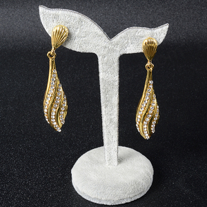 Dubai High Quality Copper Necklace Earrings Sets Women Wedding Party <b>Accessories</b> for Women Jewelry Set - Product Image 4