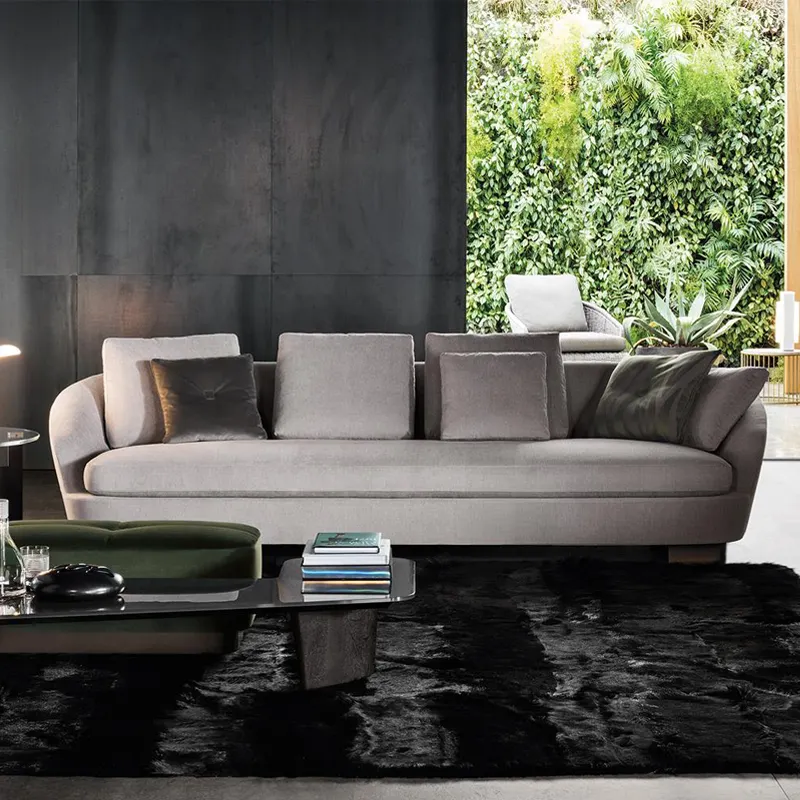 Chất lượng cao tùy chỉnh đồ nội thất sang trọng vải phòng khách hiện đại 4 chỗ ngồi sofa Set