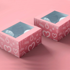 Boîte à gâteau rigide personnalisée pour anniversaire, mariage, célébration, emballage de pâtisserie haut de gamme avec fenêtre et dorure à chaud - Product Image 5