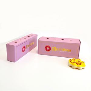 Cajas de embalaje de papel biodegradable para panadería, Caja de galletas con insertos, rosadas, personalizadas, <span class=keywords><strong>dunkin</strong></span>, venta al por mayor - Product Image 4