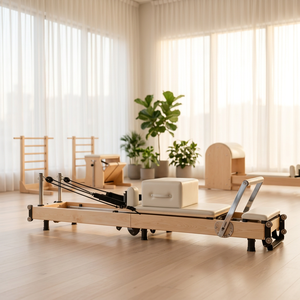 Maple Foldable Pilates Reformer Core <b>Bed</b> for Professional Studio Training Wooden <b>Frame</b> Custom Logo - Product Image 1