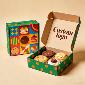 Boîte cadeau de biscuits marocains, design de fête de l'Aïd, emballage alimentaire de luxe personnalisé pour biscuits, macarons, pâtisserie sucrée - Product Image 4