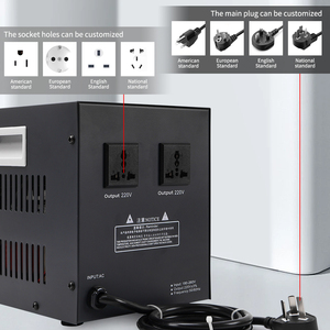 SVC-3000VA servomotore monofase ad alta <span class=keywords><strong>precisione</strong></span> regolatore di tensione in rame puro 220V 3000VA AC stabilizzatore di tensione - Product Image 5