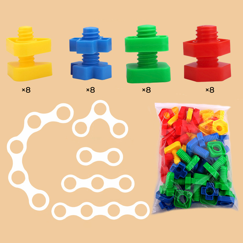 332 pares de tornillos y tuercas