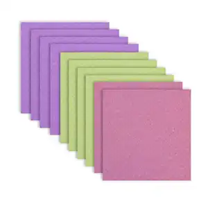 100% Degradable Soft Household Eco Friendly Kitchen Cleaning Wet Sponge Cloth For All Purpose Cleaning