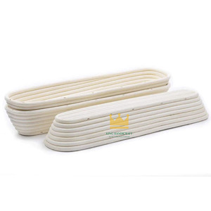 Handmade Oval Rattan Banneton Proofing <b>Basket</b> Sourdough <b>Bread</b> Baking <b>Basket</b> Wholesale Artisan Baker Tools Pack - Product Image 2