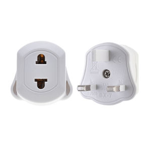 UK Reisadapter Universeel naar Engeland Conversieplug 13A250V Scheerapparaat Adapterstekker US EU UK 2-pins naar 3-pins - Product Image 5