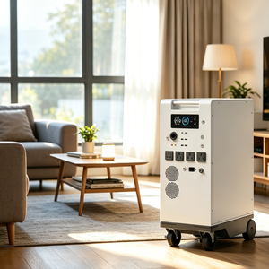 Système de stockage d'énergie portable tout-en-un 51,2 V 200 Ah, machine intégrée de stockage d'énergie micro mobile pour l'alimentation de secours à domicile - Product Image 3