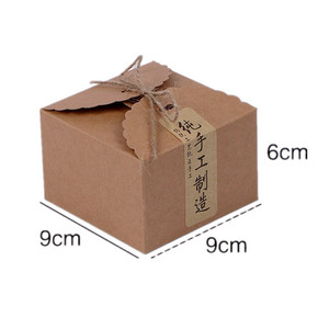 Petites boîtes en papier kraft personnalisées pour emballage alimentaire pour biscuits, bonbons, beignets, barres de chocolat - Product Image 4