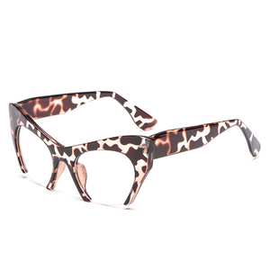 1536 Montature per <span class=keywords><strong>Occhiali</strong></span> da Vista Stile Occhio di Gatto, Lenti Ottiche <span class=keywords><strong>Trasparenti</strong></span>, Montatura Semi-Rimless Personalizzata alla Moda per <span class=keywords><strong>Donna</strong></span> - Product Image 5