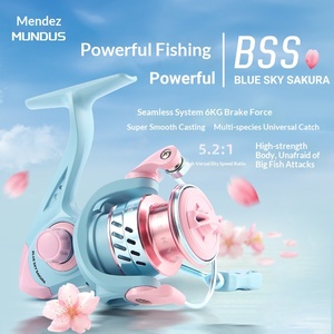 Mulinello da Pesca Mondes Micro 1500S con Bobina Poco Profonda, Universale Senza Spazi Vuoti, per Spinning con Esche, Rapporto 5.2:1, Mano Sinistra - Product Image 1