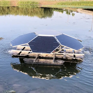 מאוורר מזרקה סולארי 500W-1800W מנוע בעל תפוקה גבוהה לשיקום אקולוגי של בריכות ואגמים, חמצון מים - Product Image 3