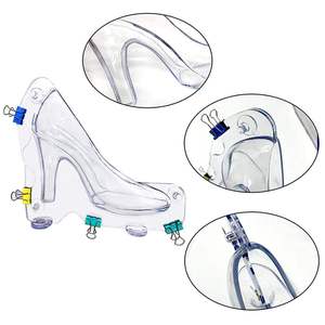 <span class=keywords><strong>Molde</strong></span> de <span class=keywords><strong>Zapato</strong></span> de Tacón Alto 3D de Policarbonato para Chocolate, para Bodas y Día de la Madre, de Lixsun - Product Image 5