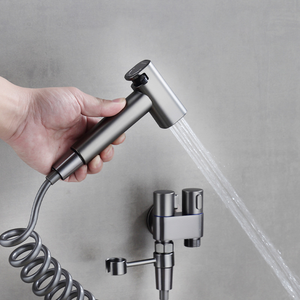Rociador de bidé blanco de mano de acero inoxidable <span class=keywords><strong>para</strong></span> inodoro - Product Image 3