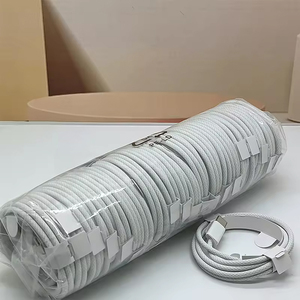 1M Type-C 转 Type-C 快速充电线，尼龙和纯铜导体，适用于电脑、智能手表、耳机和平板电脑 - Product Image 1