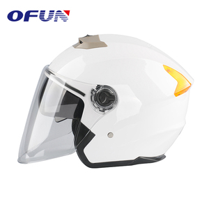 <span class=keywords><strong>Casco</strong></span> <span class=keywords><strong>Moto</strong></span> Mezza Faccia Nero da <span class=keywords><strong>Uomo</strong></span> OFUN Fornitore Cinese - Product Image 6