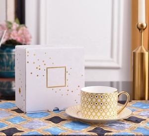 Juego de Tazas de Porcelana China de Color con Diseño de Estrella Real Rusa, Ecológico y Vintage, para Té de la Tarde - Product Image 3