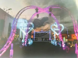 Yarış ve ticaret gösterisi olay giriş aşaması kemer için özelleştirilmiş açık güvenlik alüminyum alaşım kafes görüntüler - Product Image 5