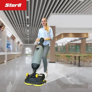 Household Floor Scrubbers Mini Hand Push Floor Scrubber Mini Walk Behind Scrubber Machine