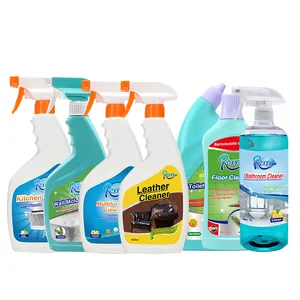 RC Fornecimento de produtos de amostra grátis detergente líquido cozinha banheiro banheiro piso de vidro limpador de couro para uso doméstico
