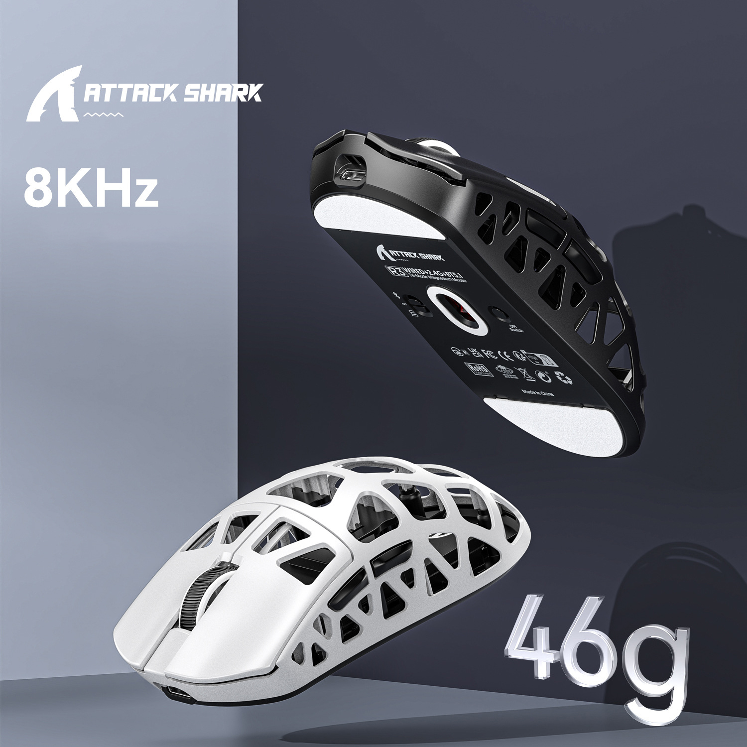 マウス・トラックボール ATTACK SHARK R3 Amazon.com: ATTACK SHARK R3 46g Superlight Wireless Gaming