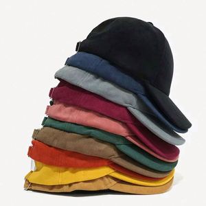 Customized Sporty Street Style Unisex Solid Color Adjustable Baseball <b>Hat</b> with Suede Fabric Four Seasons Use - Product Image 4